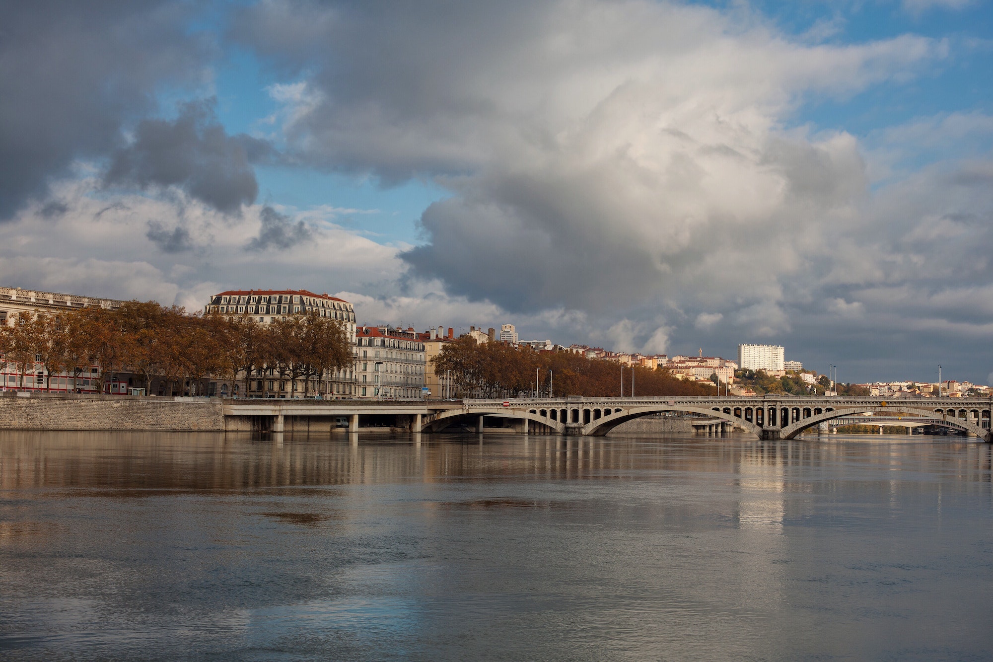 River Rhone, Lyon, France