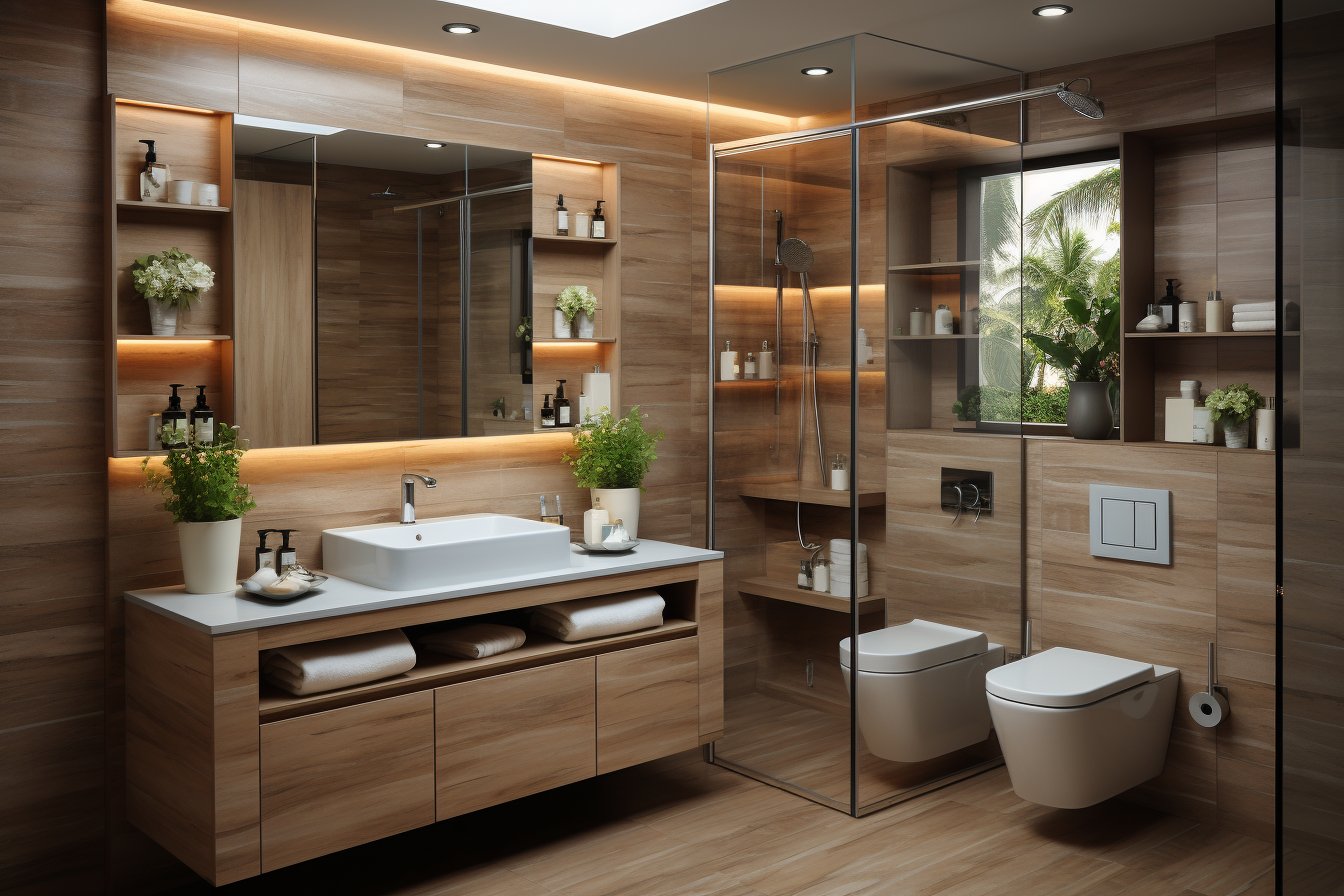 Aménager une salle de bain 4m2 avec WC : astuces et conseils