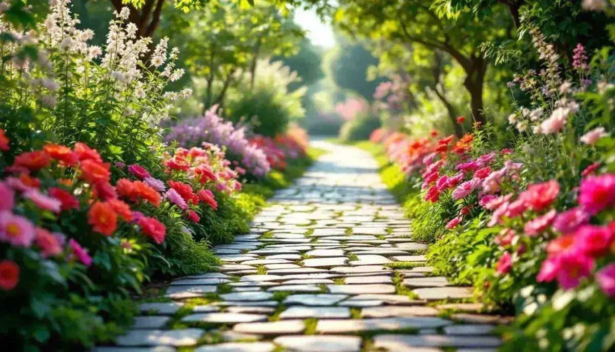 Allée dans un jardin