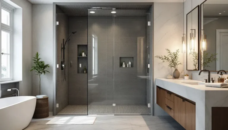 Douche à l'italienne