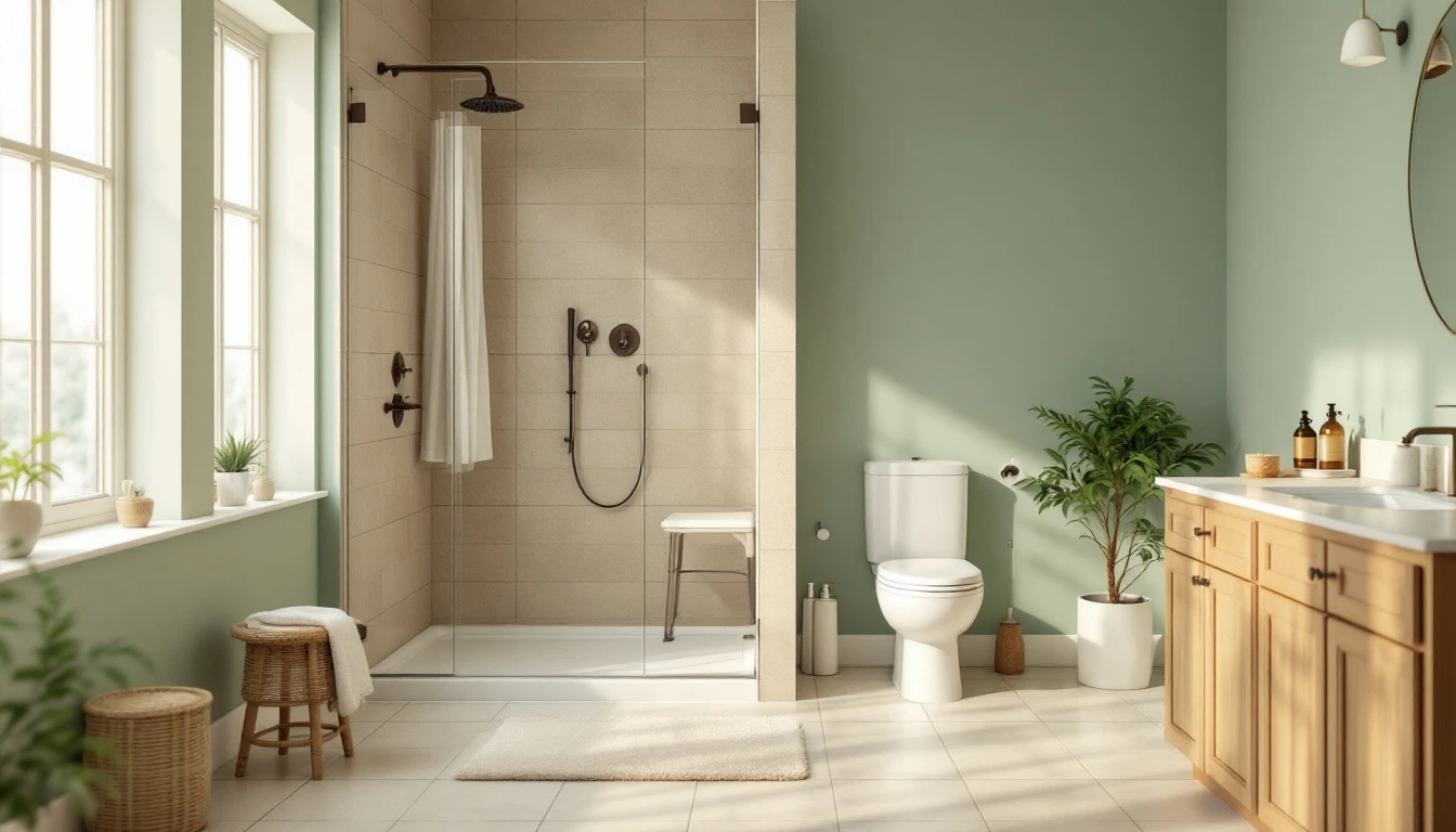 aménagement salle de bain seniors