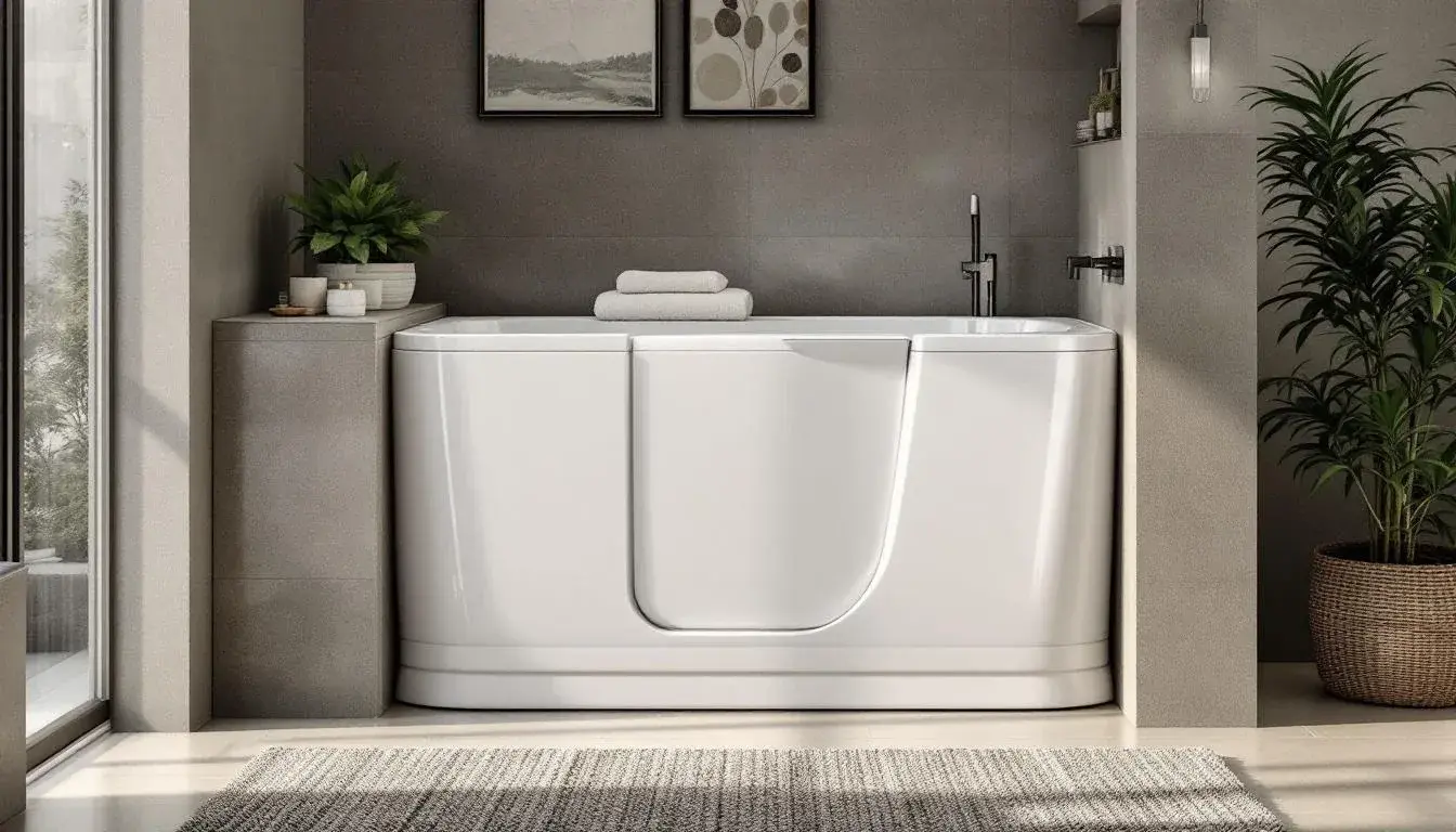 baignoire à porte